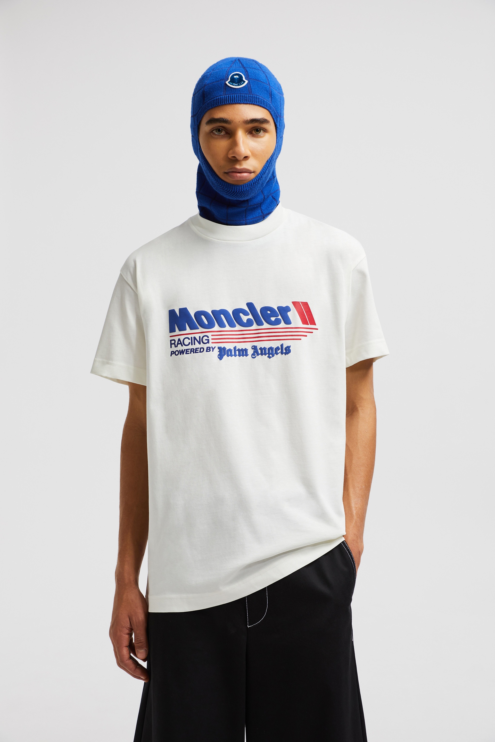 Moncler x Palm Angels Racing Logo Cotton T-Shirt - 2