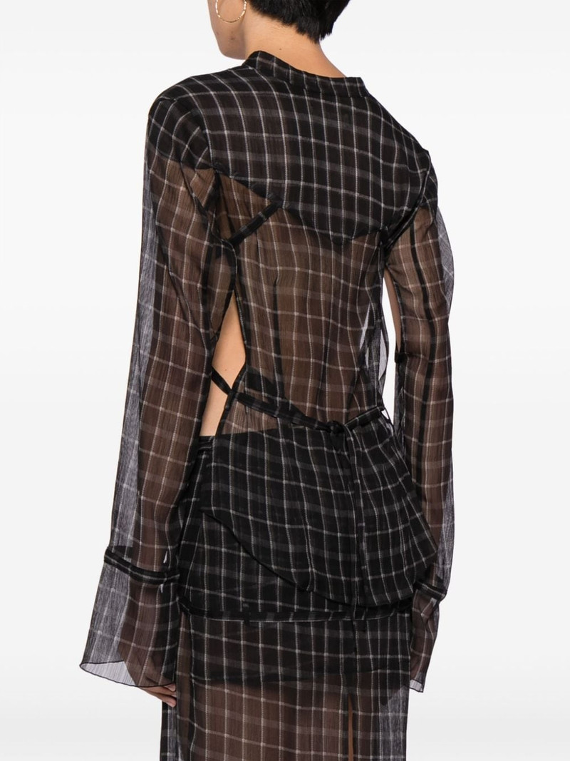 Modular cut-out sheer shirt 4