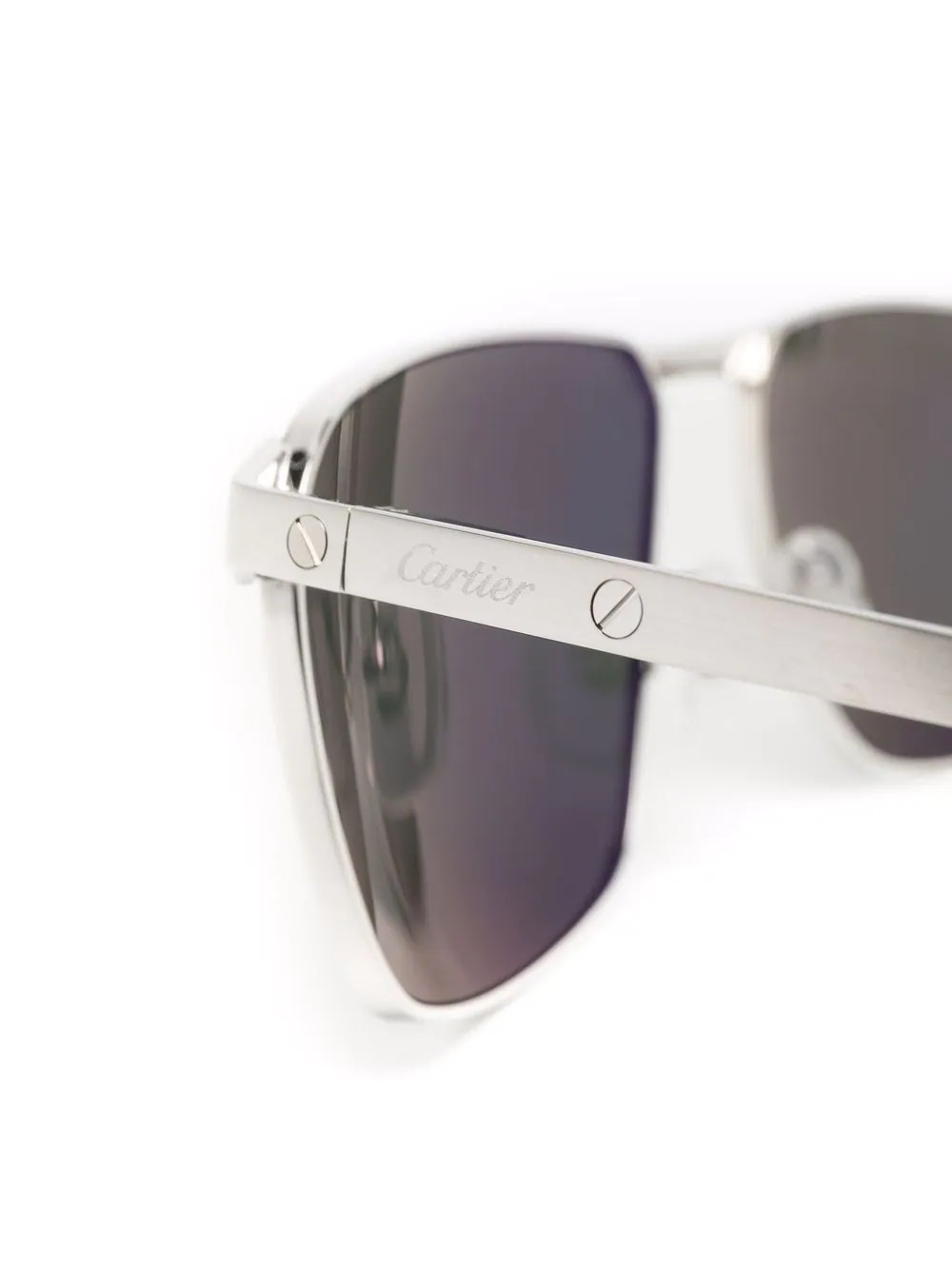 tinted rectangle-frame sunglasses - 3