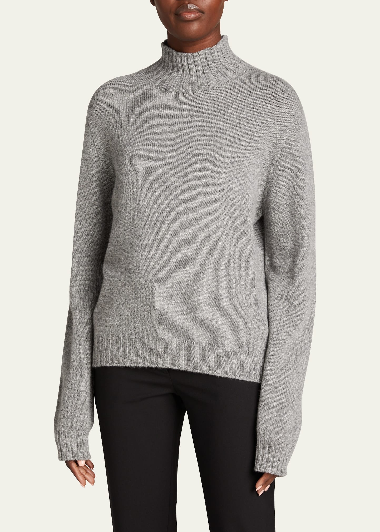 Kensington High-Neck Cashmere Sweater - 4
