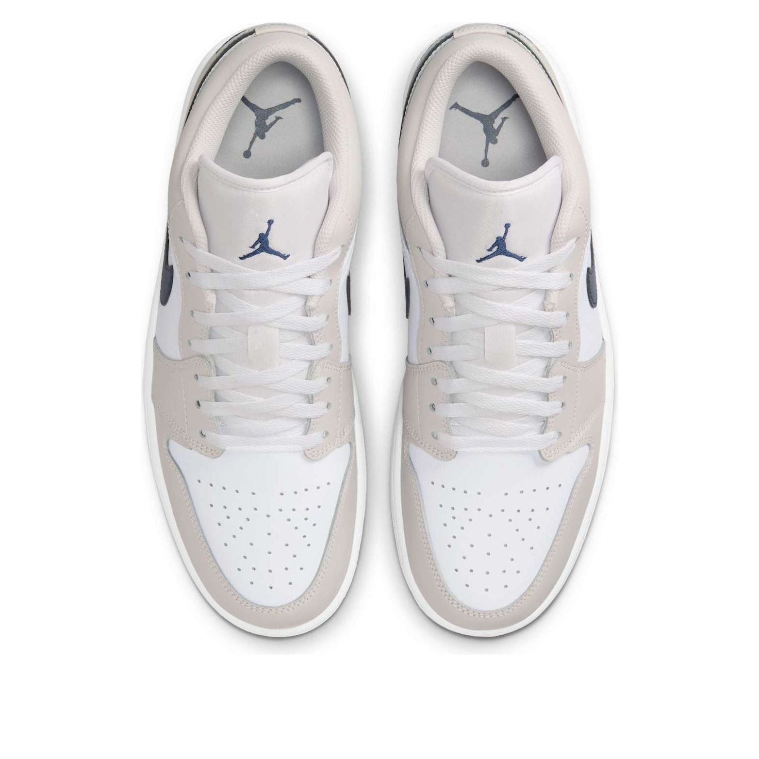 Air Jordan 1 Low 'Midnight Navy Neutral Grey' 553558-146 - 4