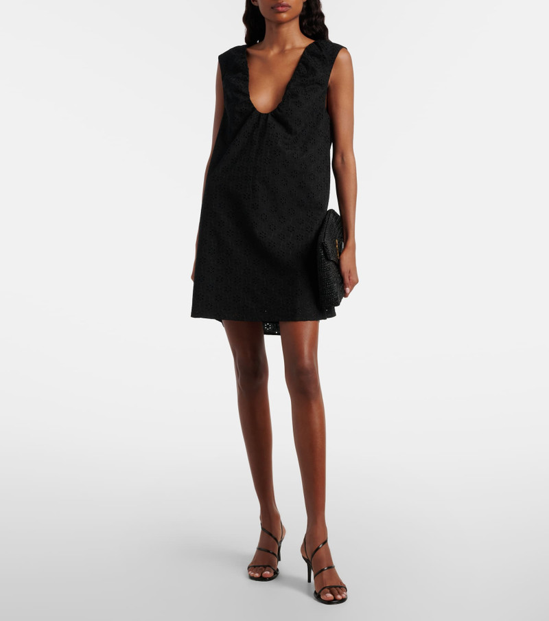 FAITHFULL Juana broderie anglaise minidress outlook