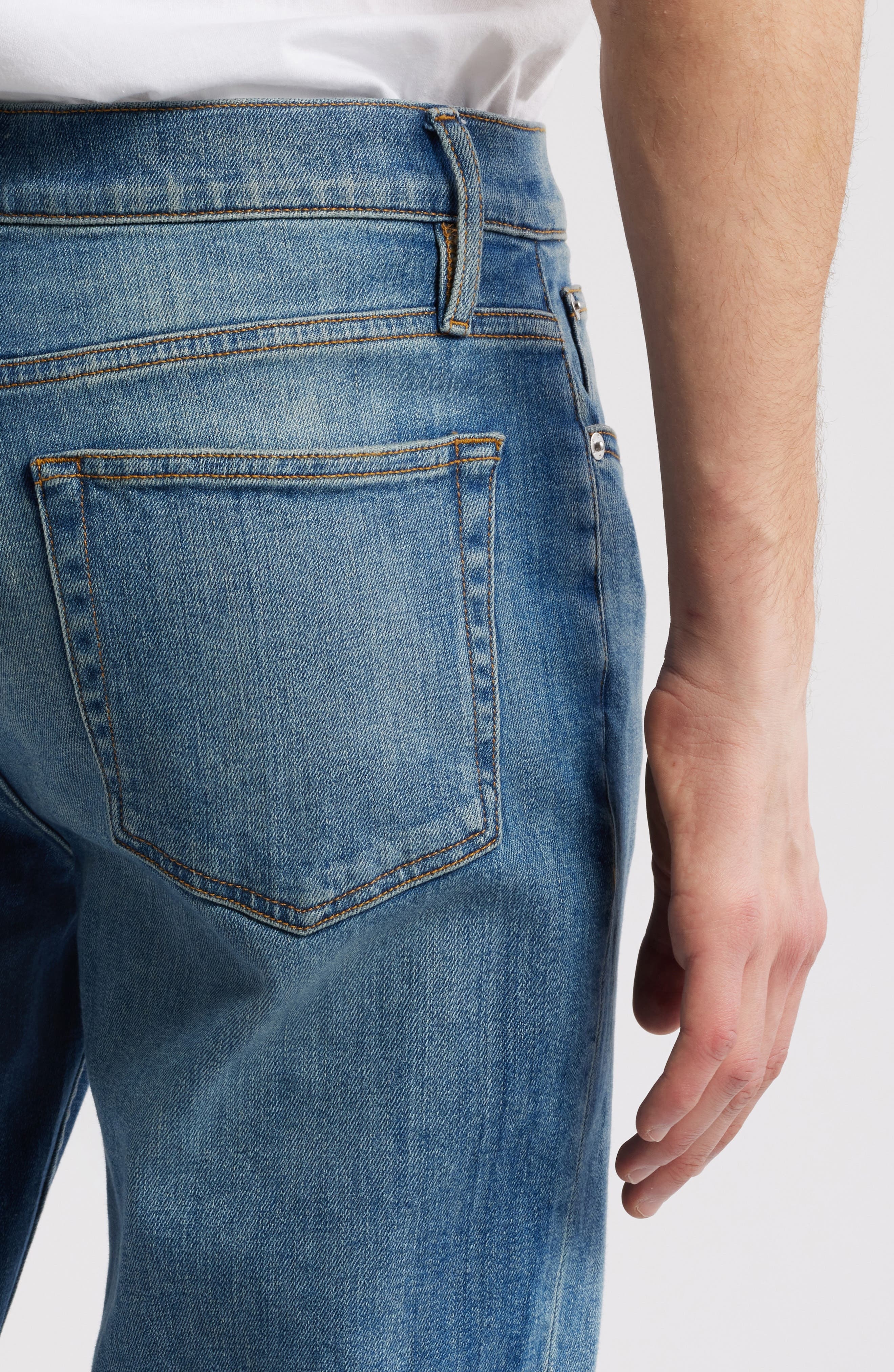 FRAME Modern Straight Leg Jeans in Eureka at Nordstrom - 4