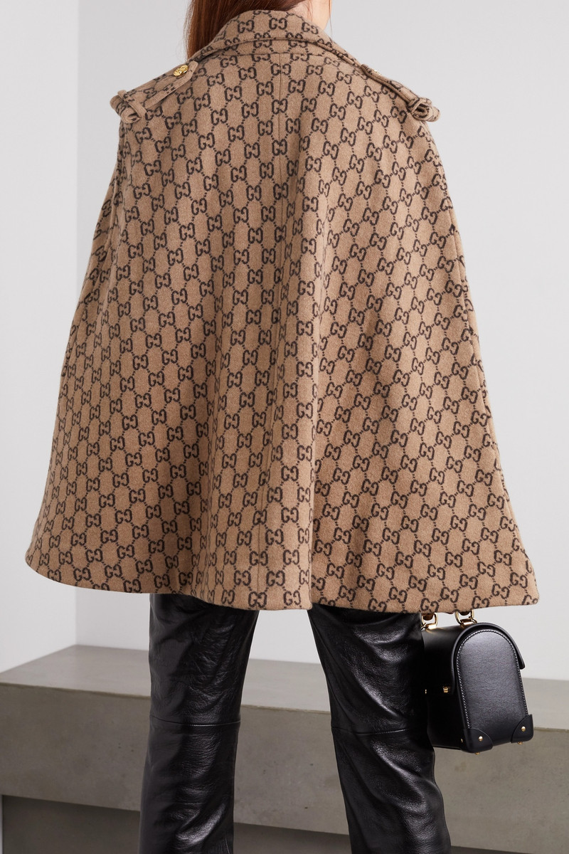 Wool-jacquard cape 4