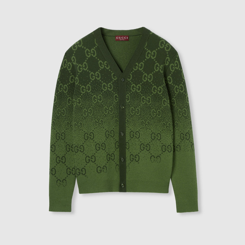 GG wool jacquard cardigan 1