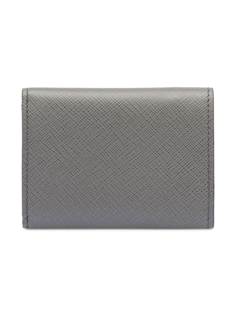 small saffiano logo plaque wallet - 2