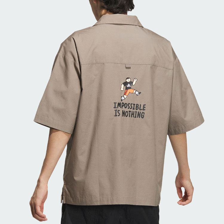 adidas Graphic Shirts 'Brown' IA8099 - 3