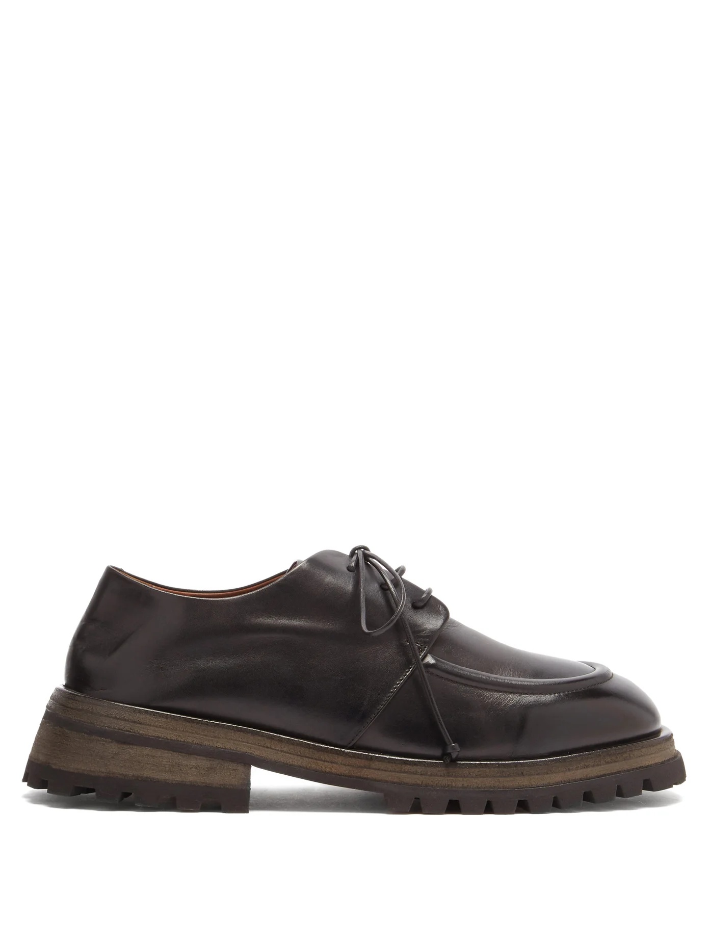 Exaggerated-sole derby shoes - 1