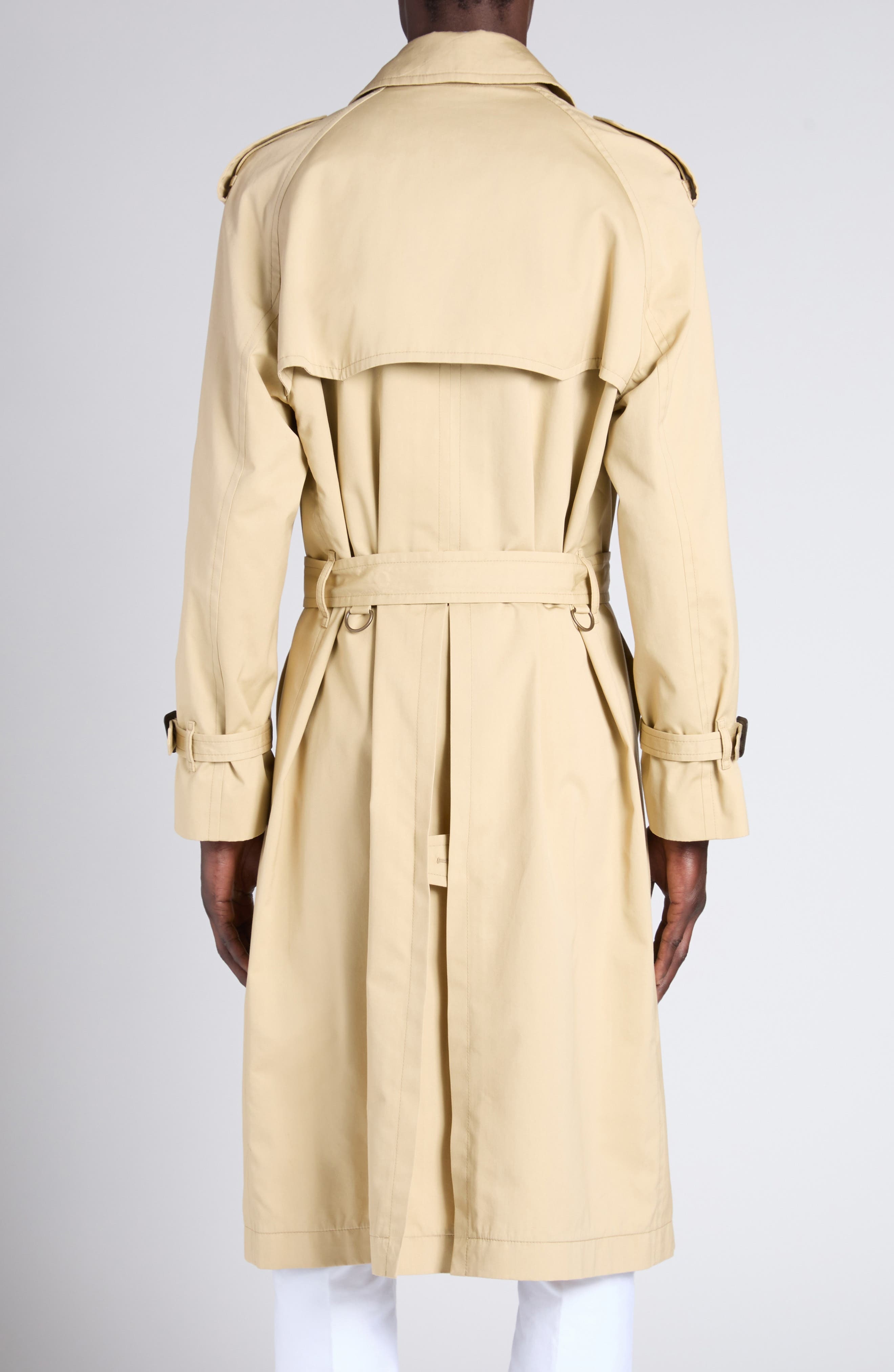 TOM FORD Cotton & Silk Parachute Trench Coat in Camel at Nordstrom - 3