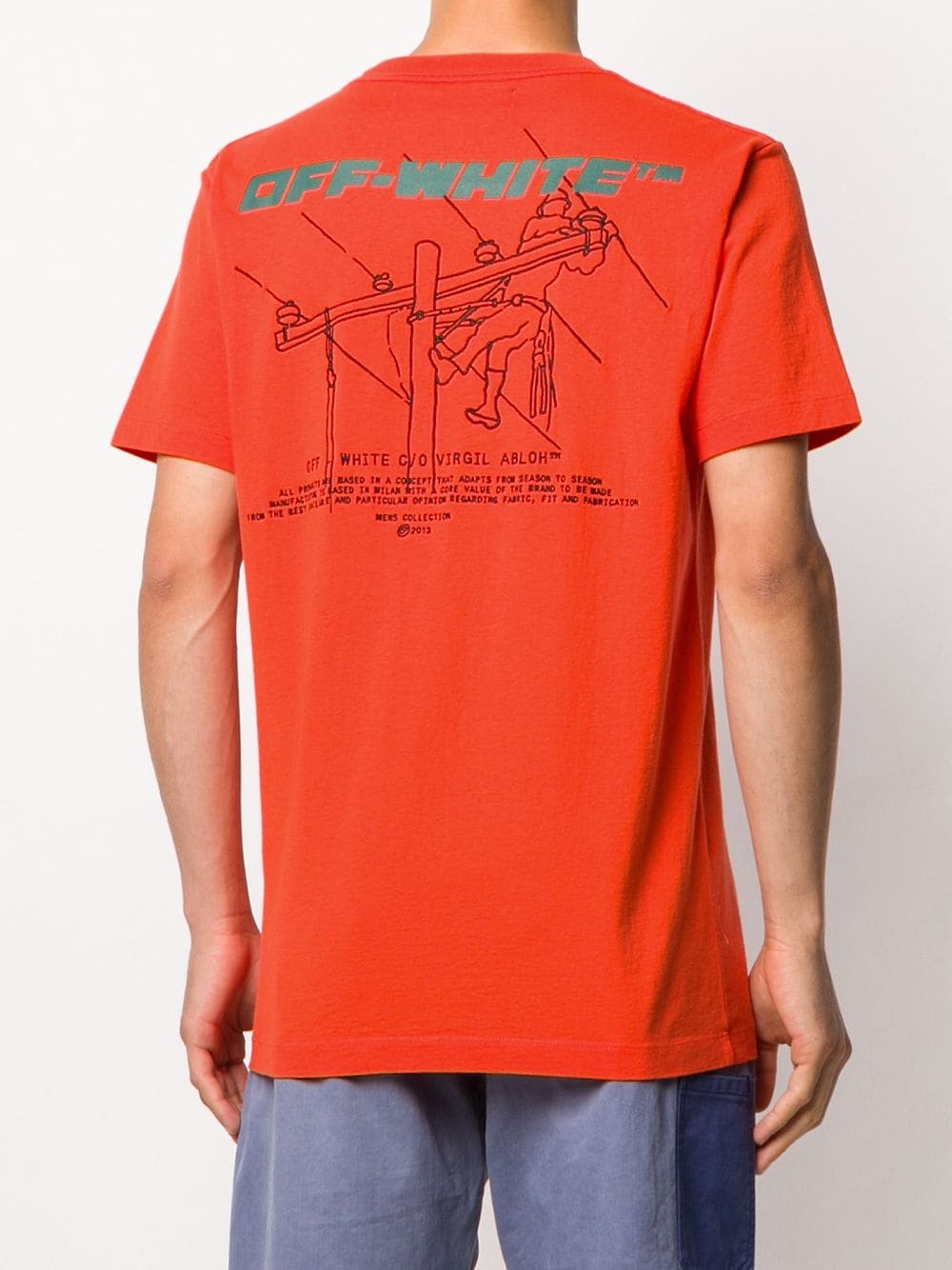 Workers print T-shirt - 4