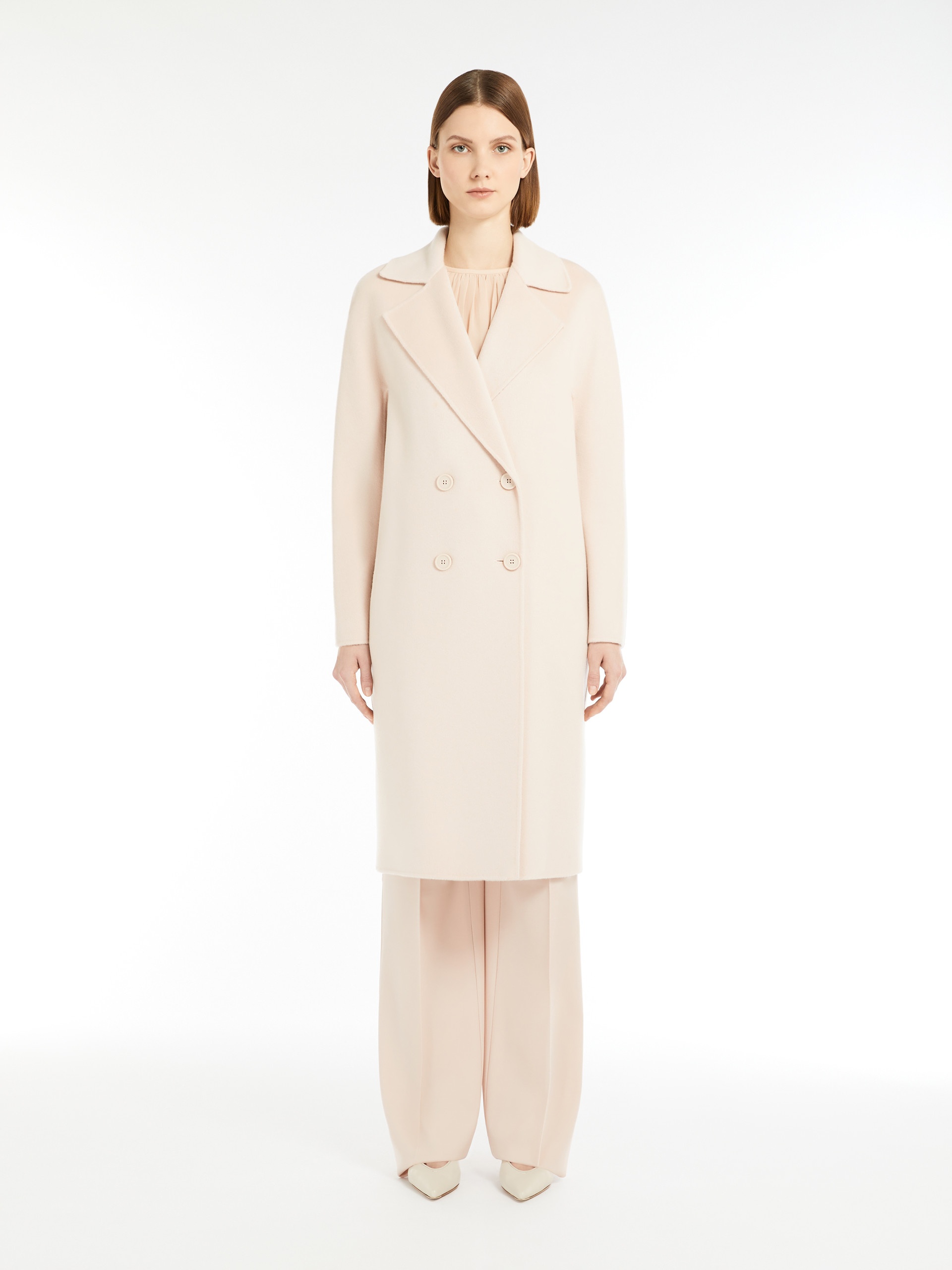 LICENZA Double-breasted wool and cashmere coat - 3