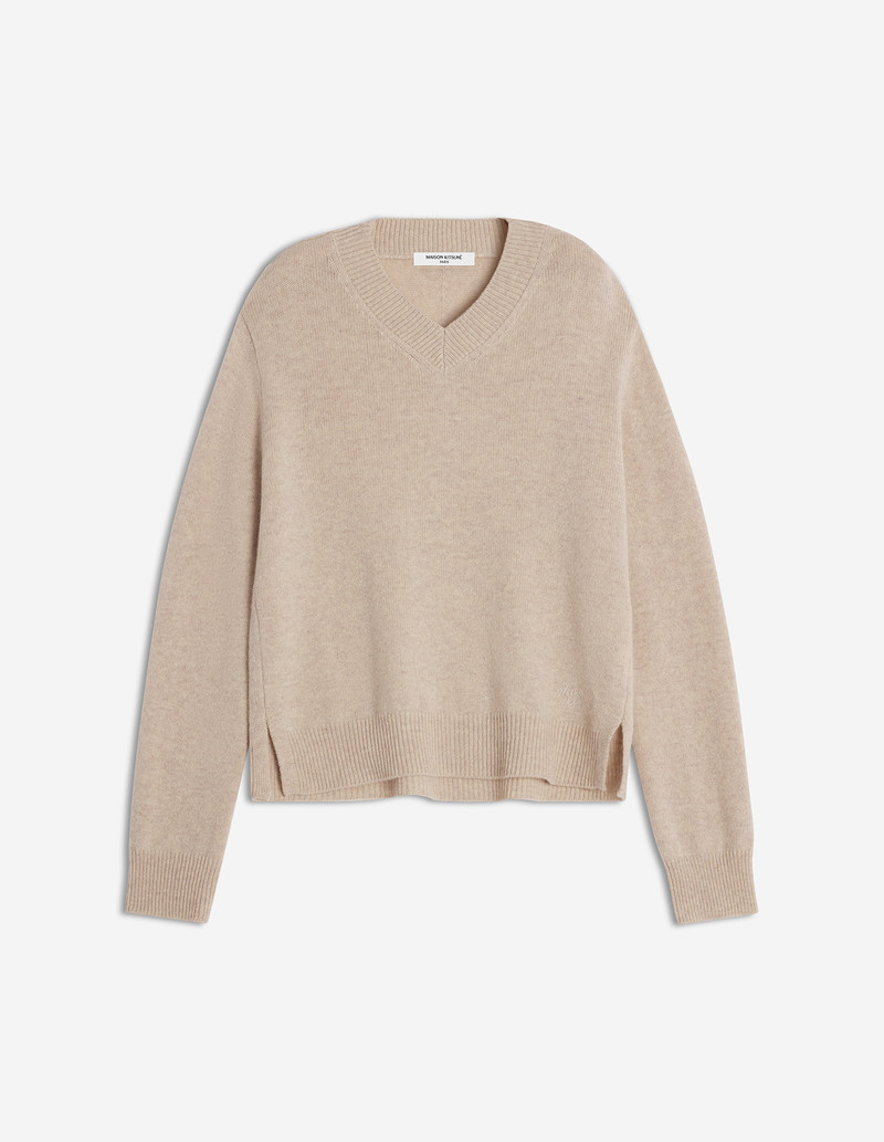 MERINO WOOL COMFORT V-NECK JUMPER 6