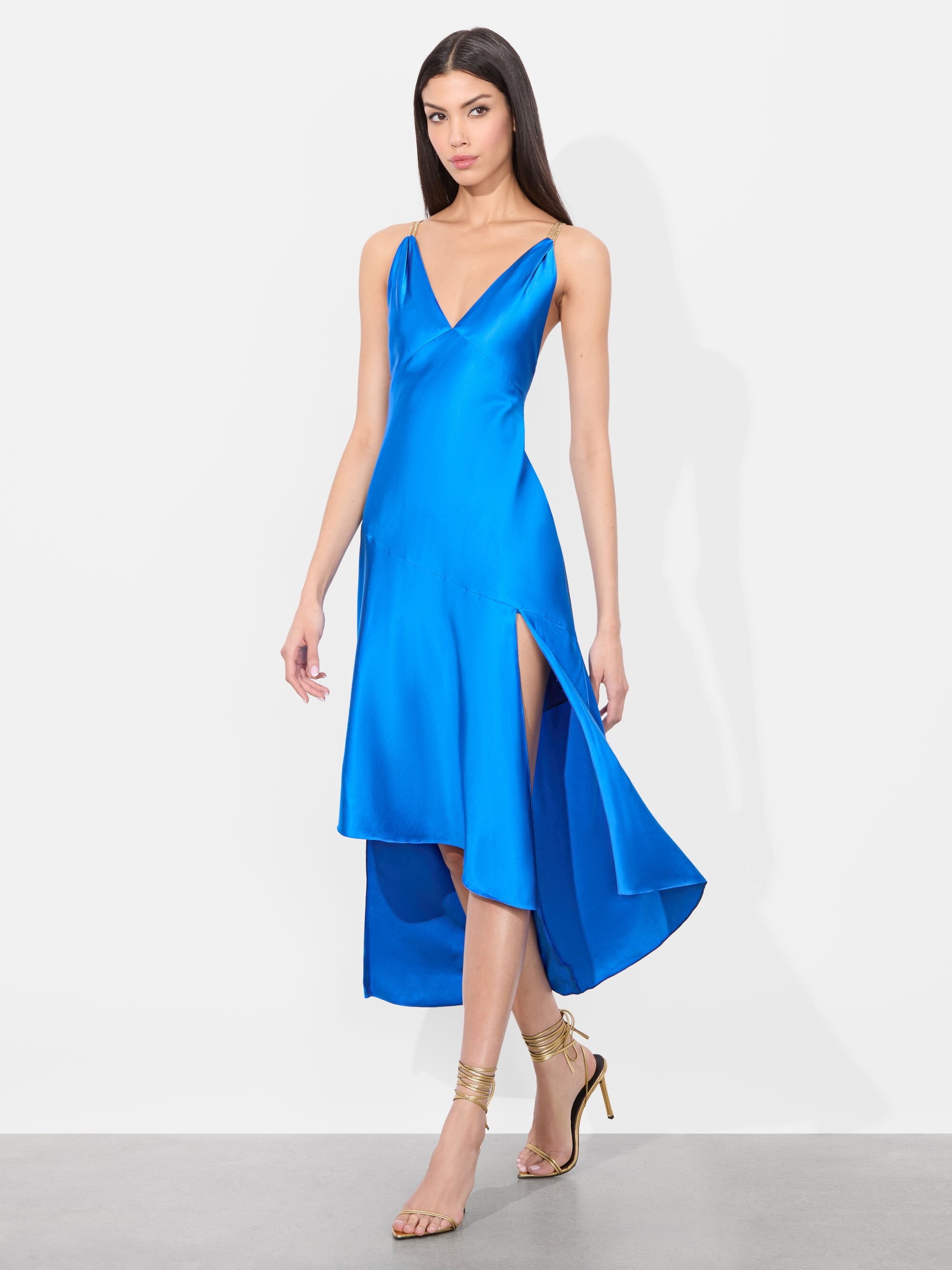 SAVANA CHAIN STRAP MIDI DRESS - 6
