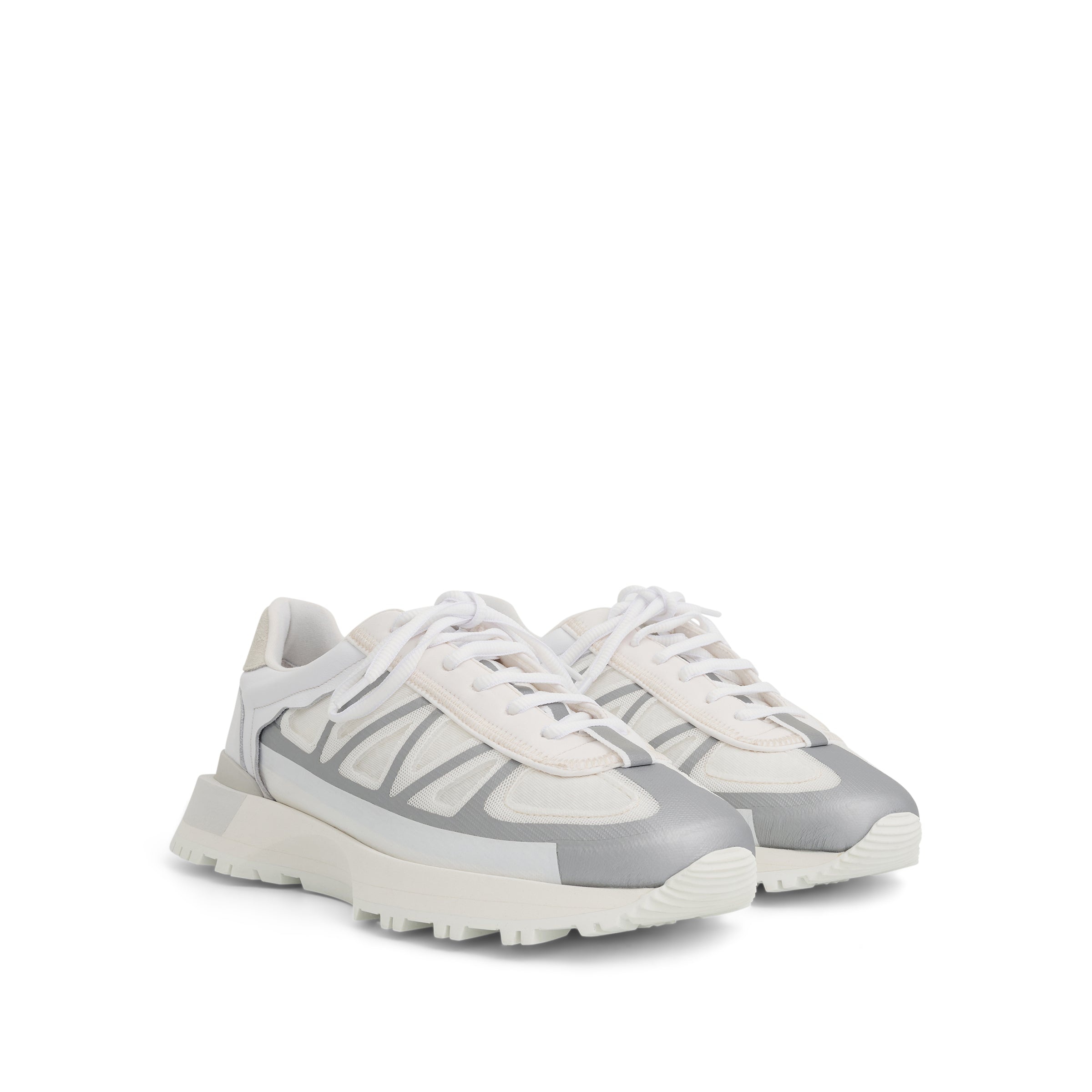 50-50 Sneakers in White - 2