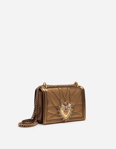 Dolce & Gabbana Medium Devotion bag in quilted nappa mordoré outlook