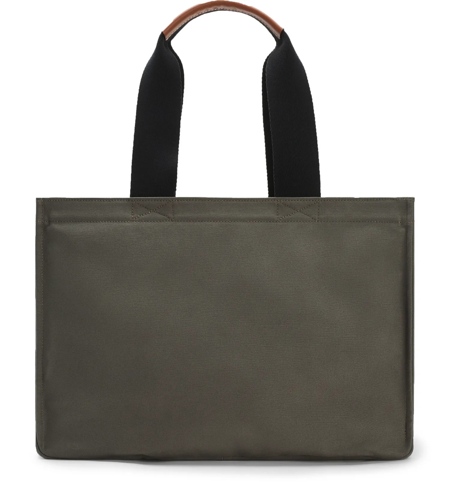 + Paula's Ibiza Logo-Appliquéd Leather-Trimmed Canvas Tote Bag - 2