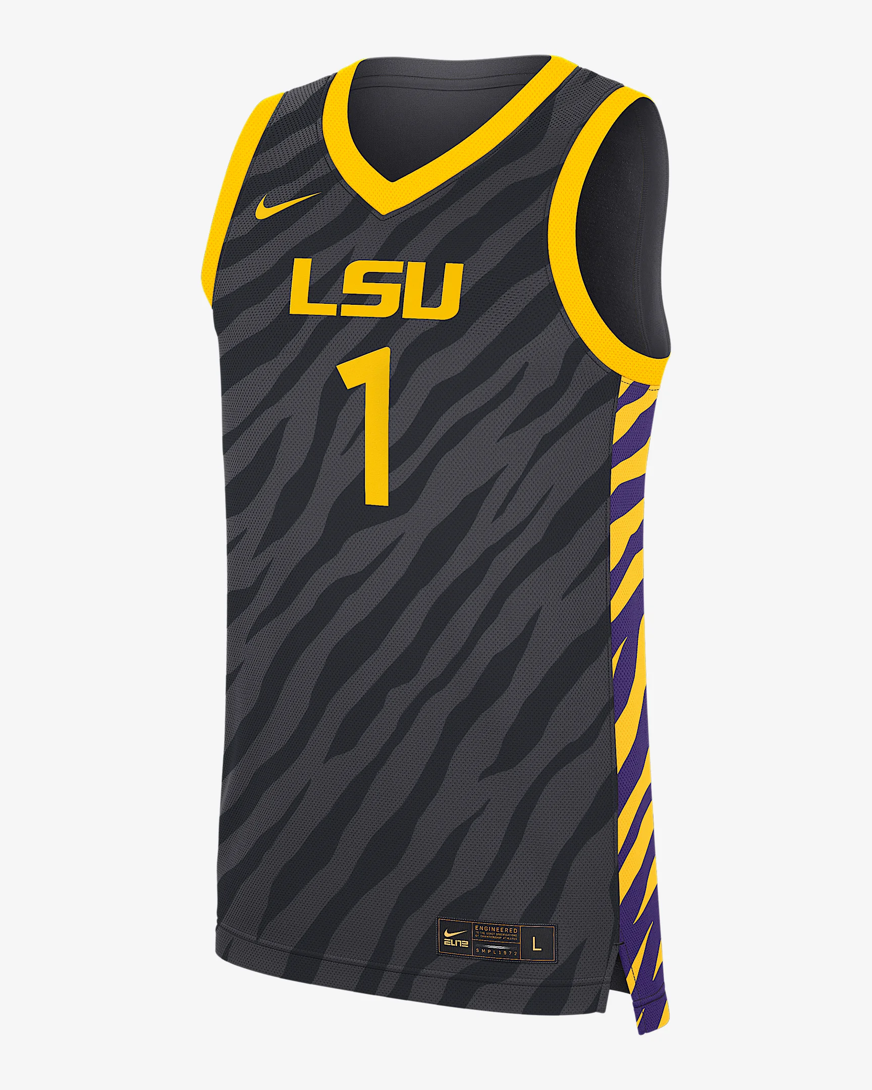 LSU Replica Unisex Nike Dri-FIT College Women’s Basketball Jersey - 1