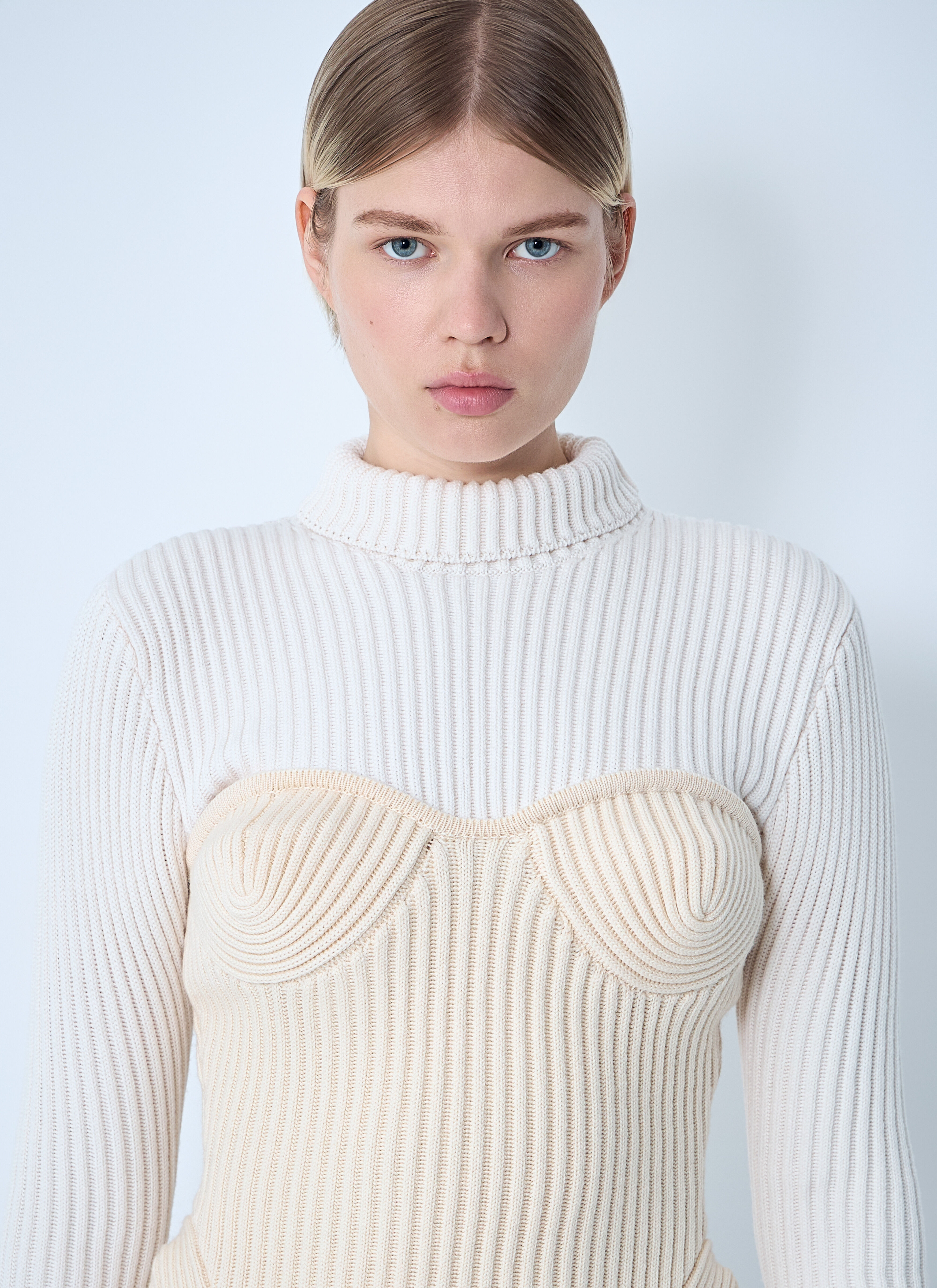 Ribbed Wool Sweater - 5