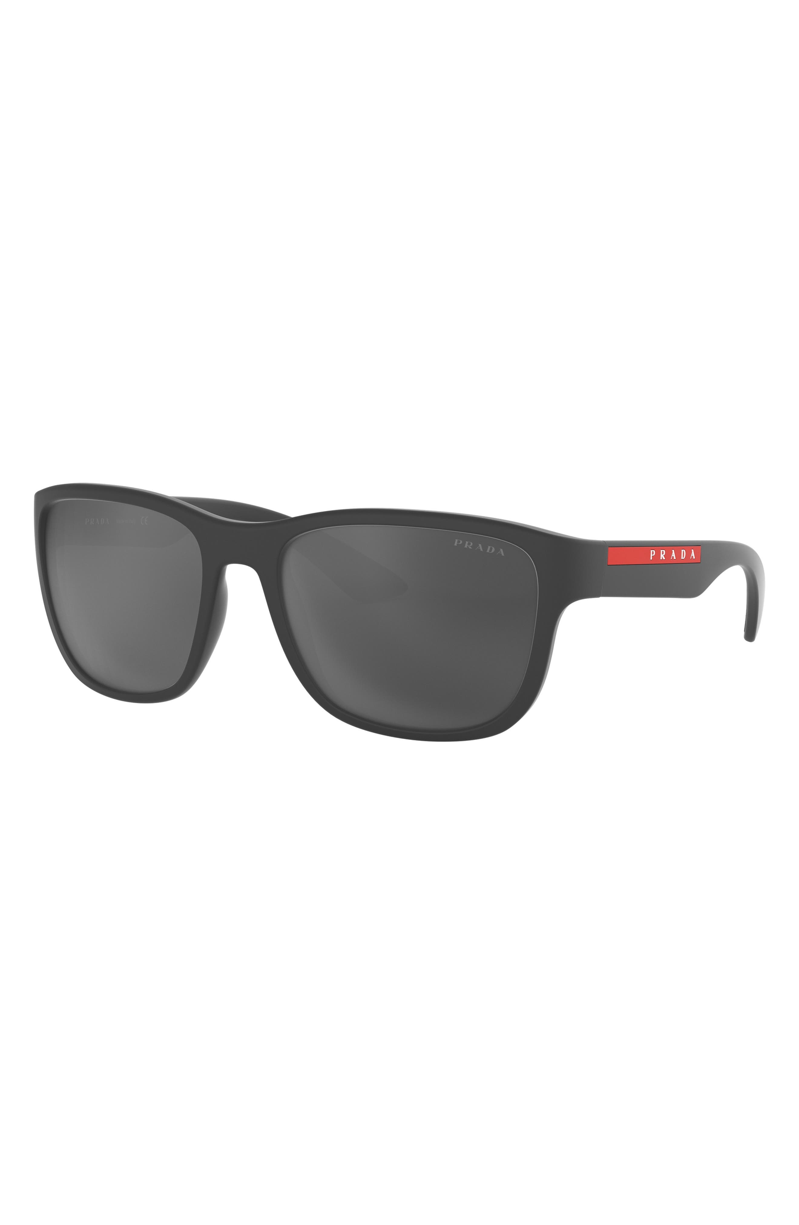 59mm Mirrored Square Sunglasses - 2
