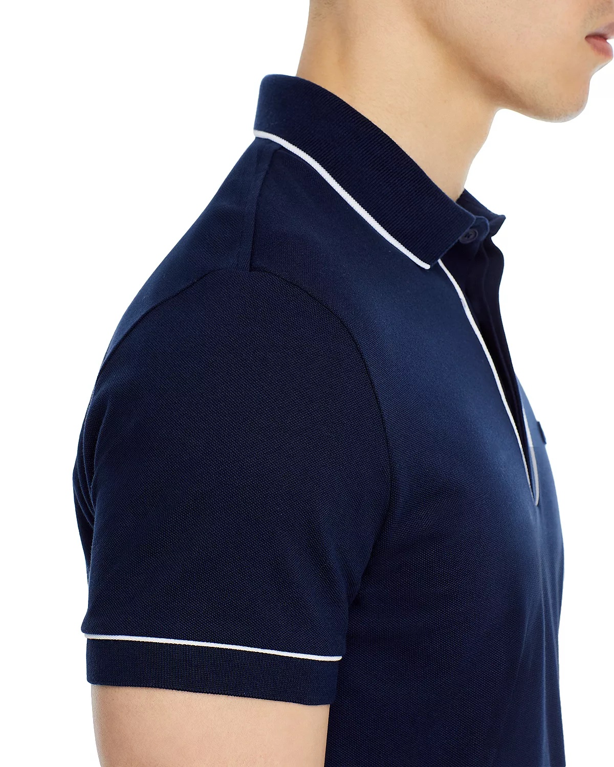Tipped Short Sleeve Polo Shirt - 6