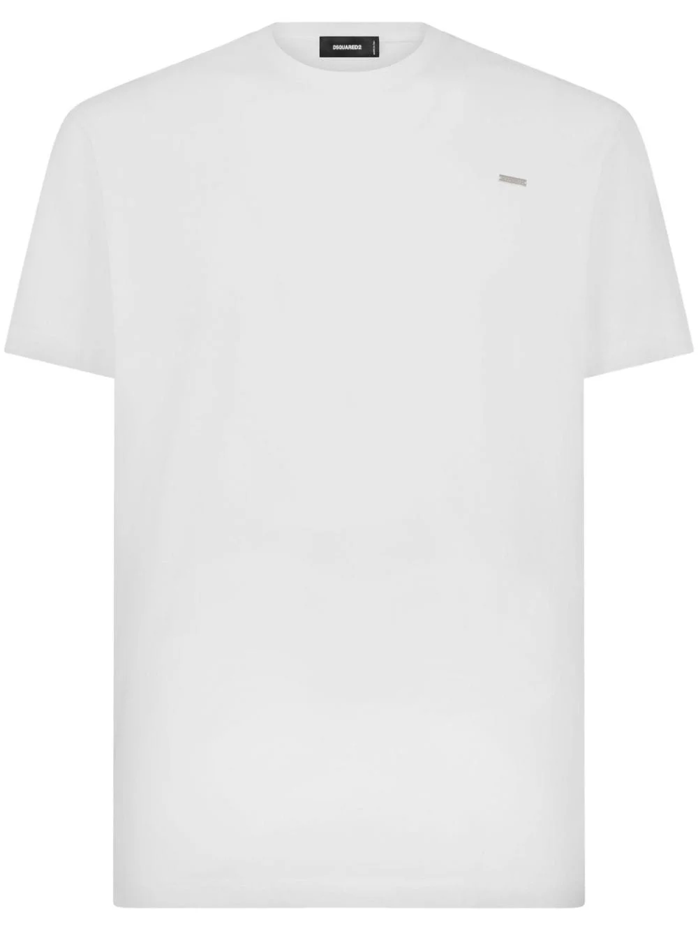 logo-plaque crew-neck T-shirt - 1