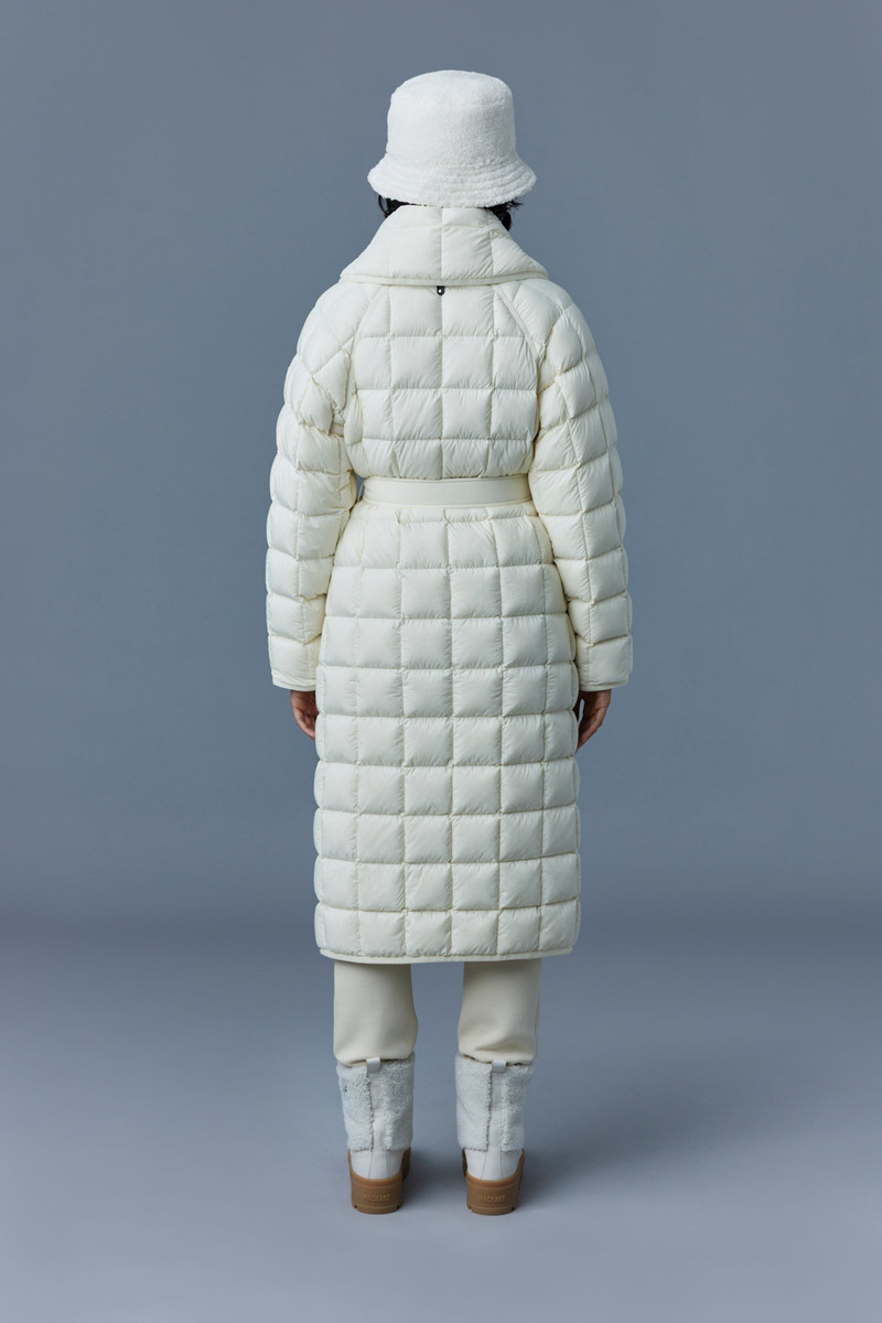 ALLEGRA Matte light down wrap coat 4