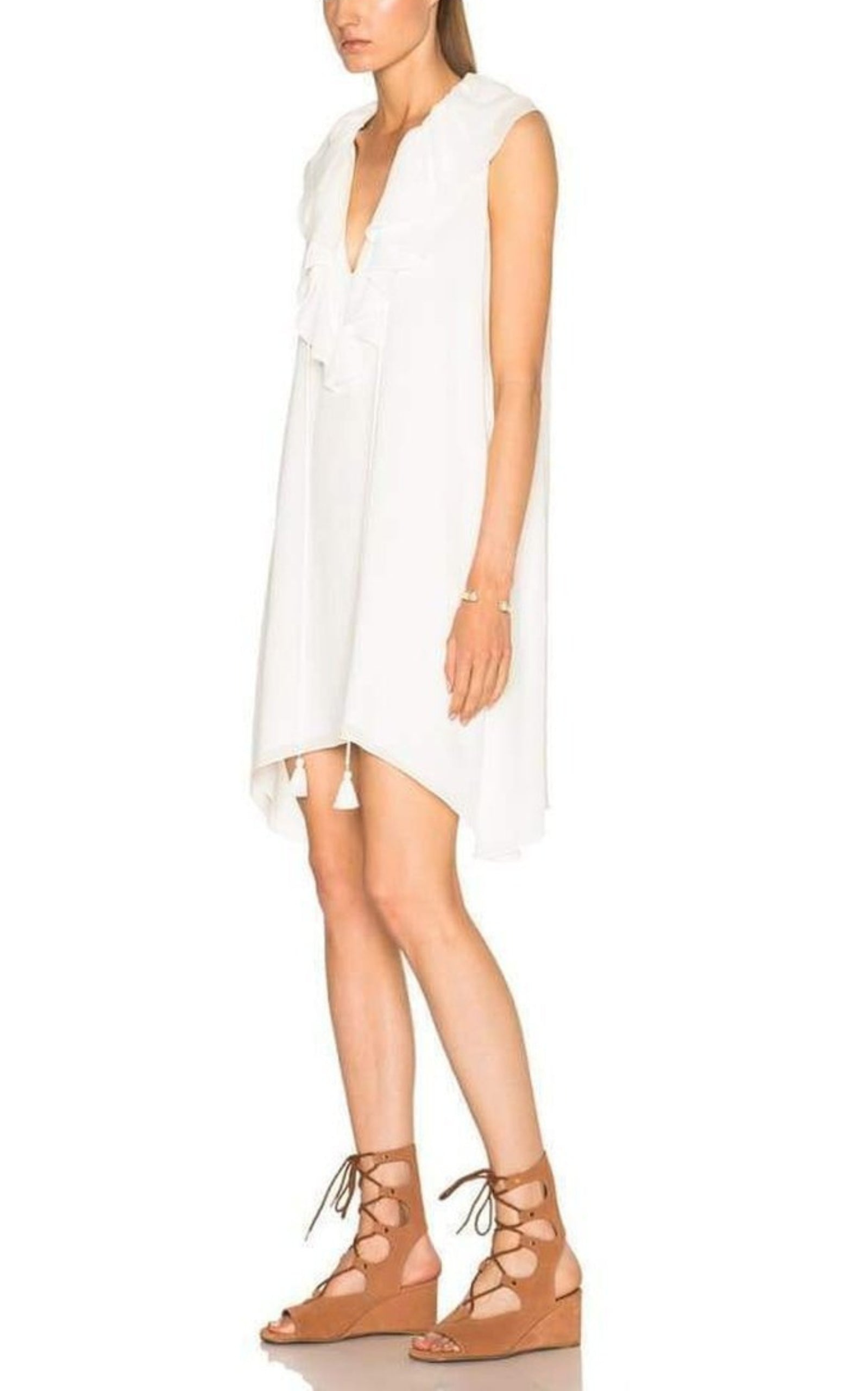 Fine Sheer Crepe Dress - 3