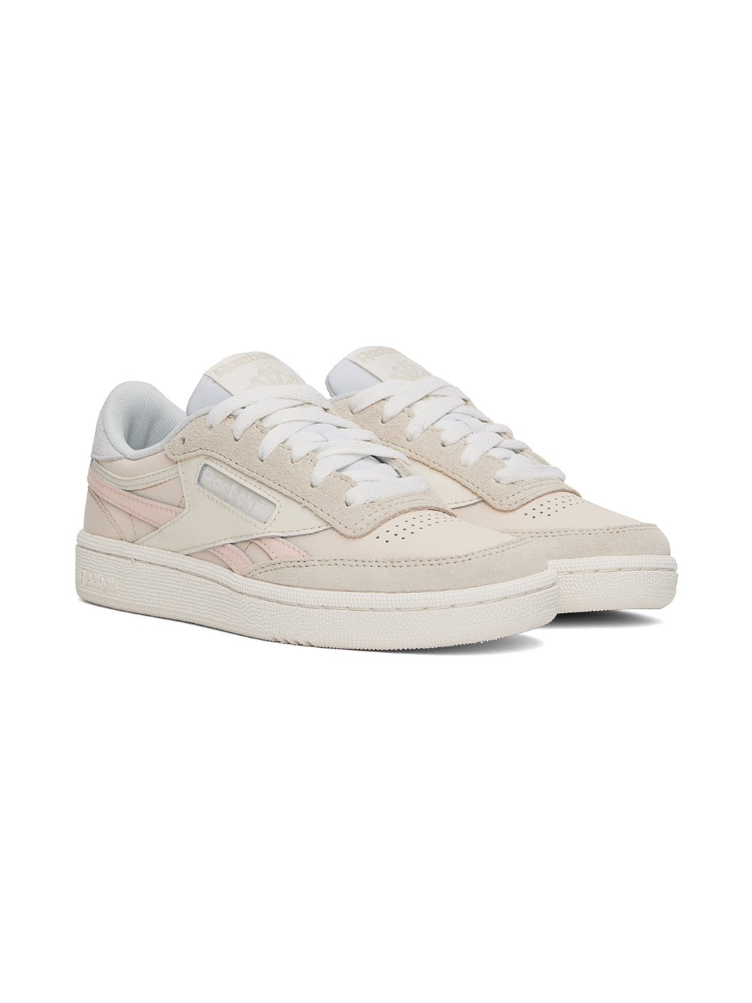 Off-White & Pink Club C Revenge Sneakers - 4