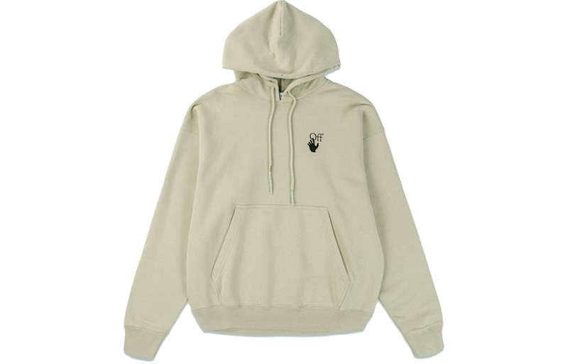 Off-White Men's Off-White FW21 Arrow Printing Loose Fit Light Khaki OMBB085F21FLE0111710 outlook