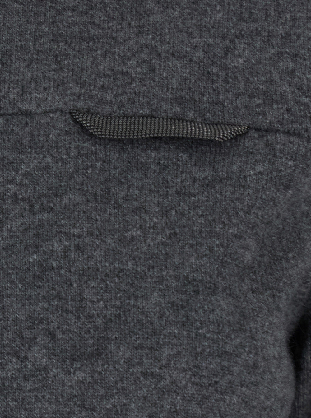 Brunello Cucinelli Women Grey Sweater With Mock Neck And Monil Detail On The Front In Cashmere Woman - 3