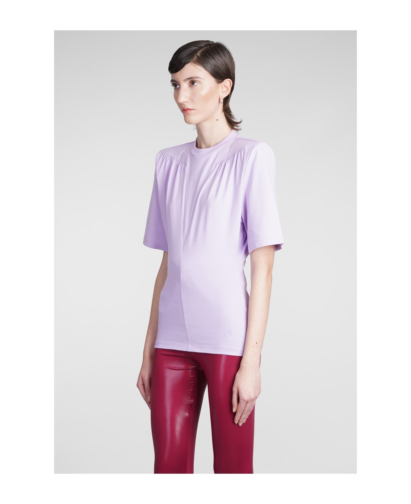 The Attico T-shirt 'jewel' With Cut-out Details - 4