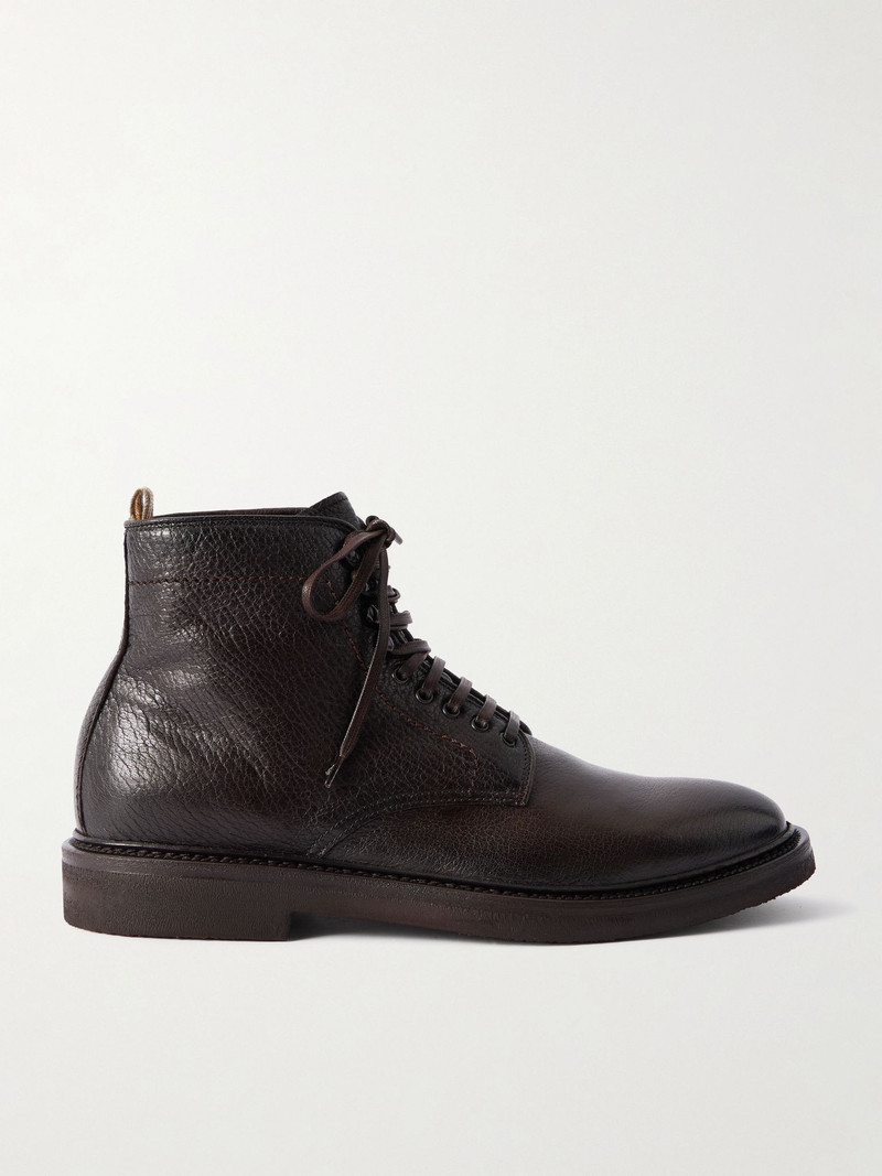 Hopkins Flexi 203 Full-Grain Deerskin Boots Dark brown 1