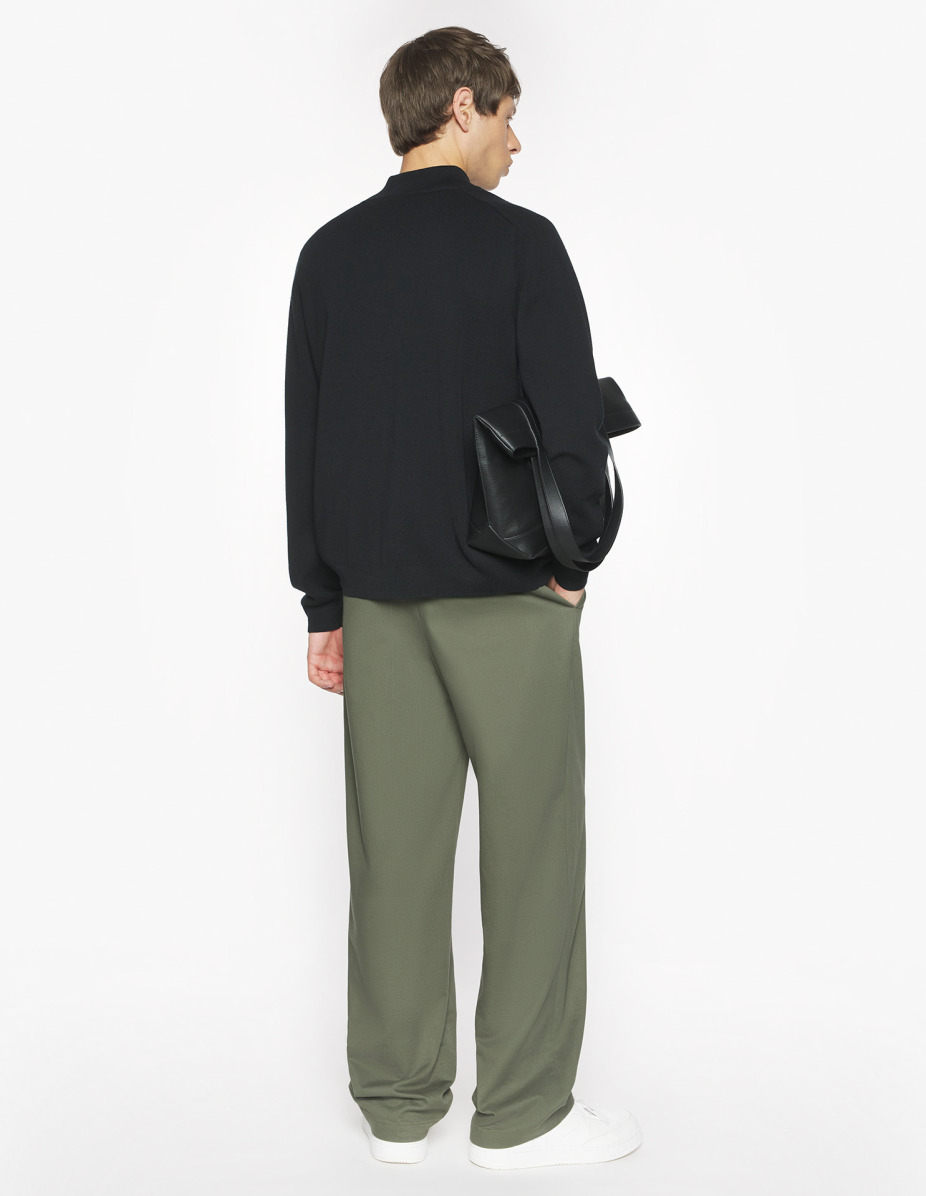 TECHNICAL MERINO WOOL KNITTED JACKET - 5
