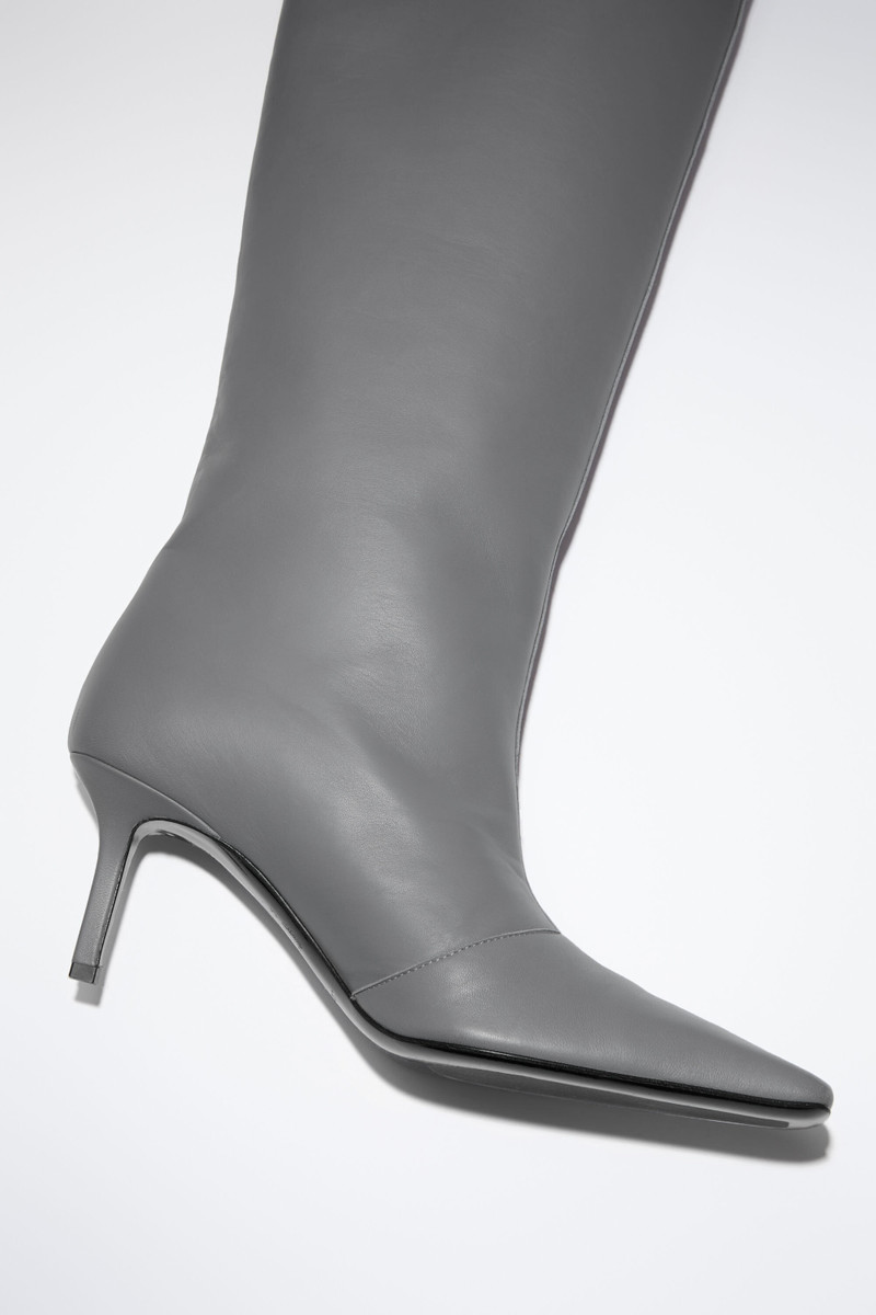 Leather boots - Dark grey 6