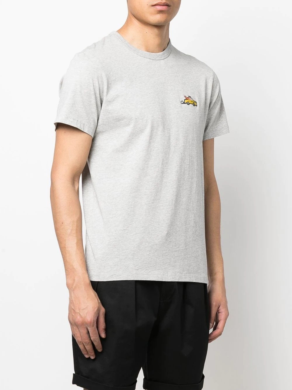 Taxi-patch crewneck T-shirt - 3