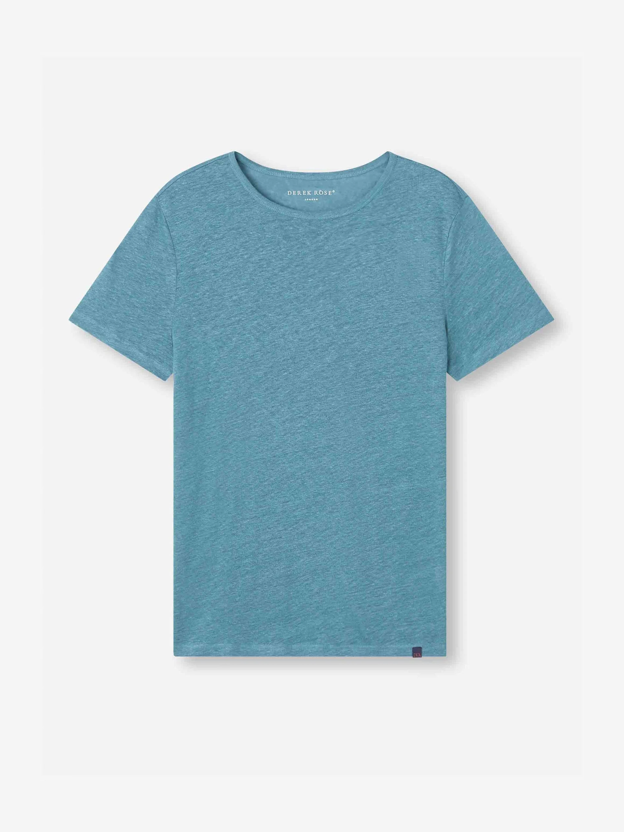 Jordan Linen T-Shirt Steel Blue - 1