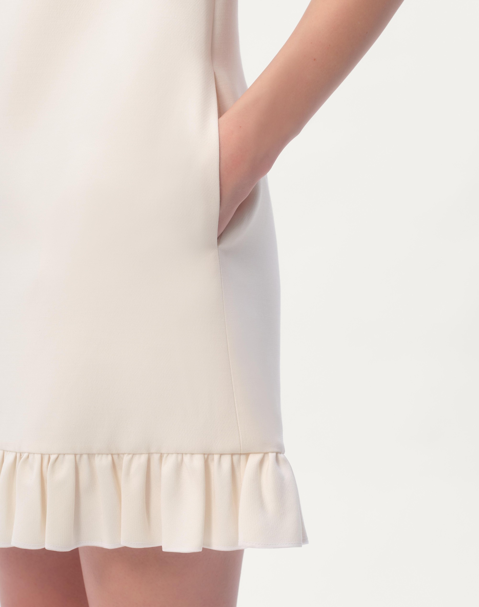 CREPE COUTURE SHORT DRESS - 5