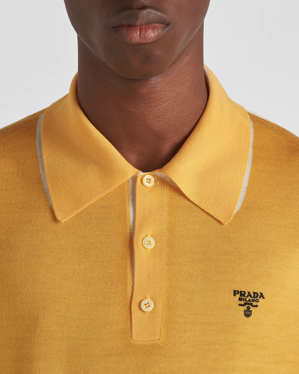 Wool and cashmere polo shirt - 4