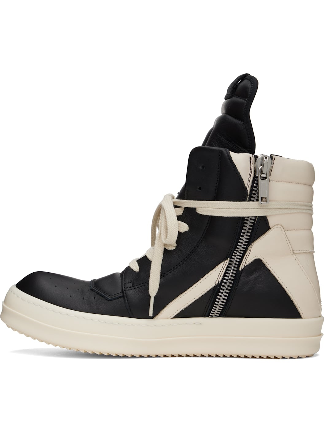 Black & Off-White Hollywood Geobasket Sneakers - 3