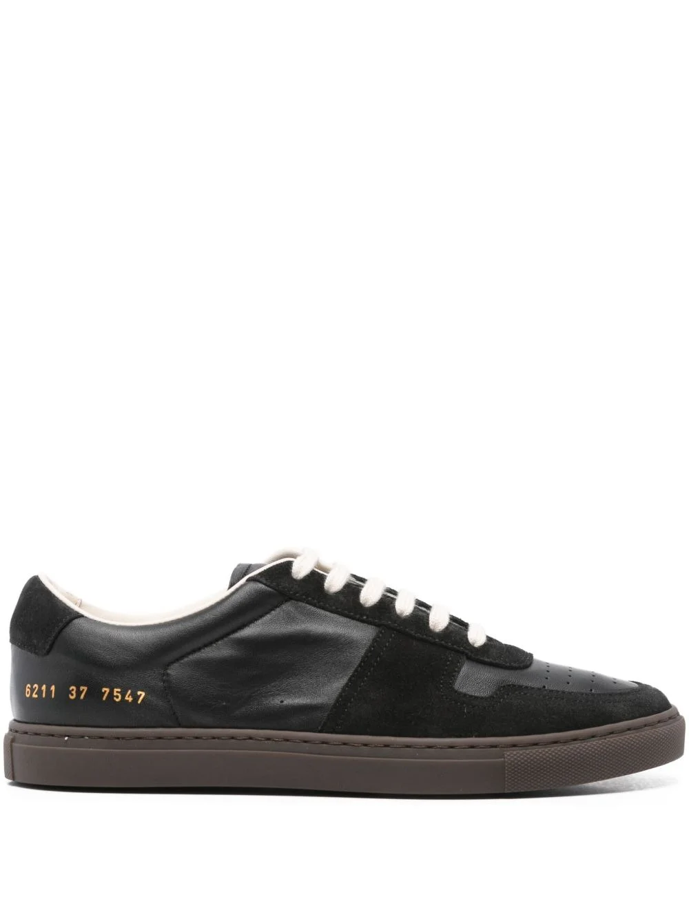 panelled low-top sneakers - 1