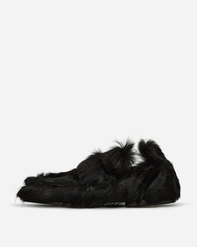 Dries Van Noten Fur Loafers Black outlook