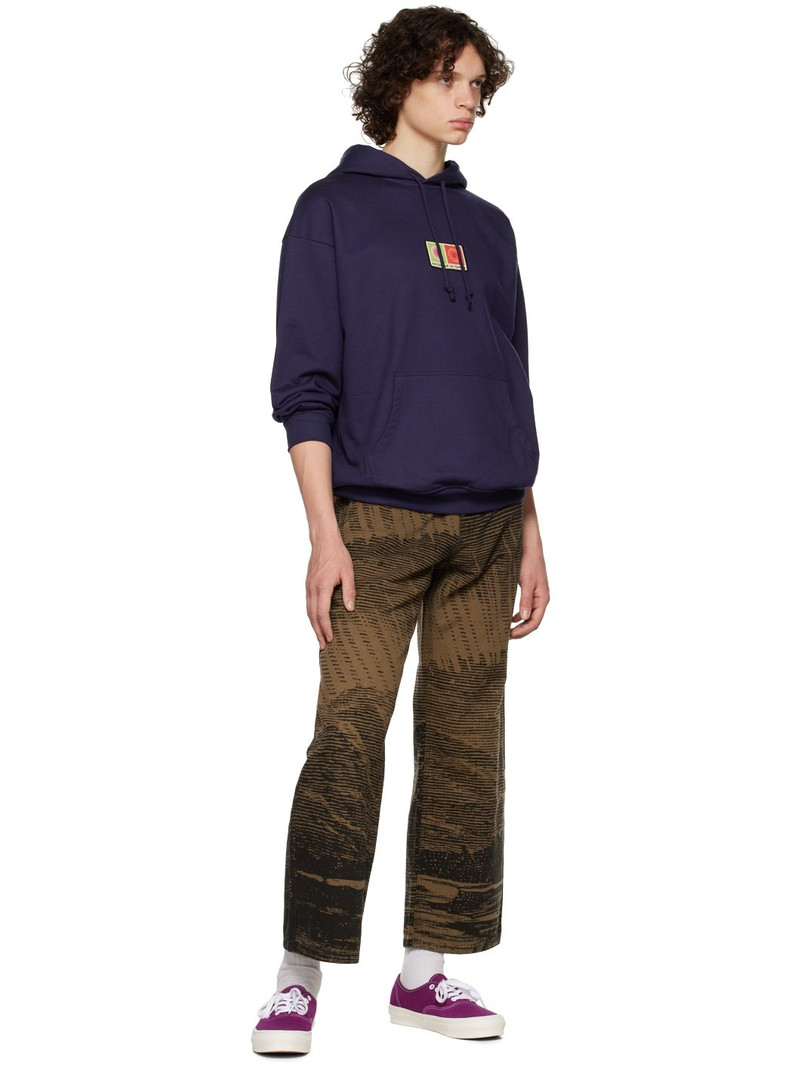 RASSVET Navy Graphic Patch Hoodie outlook