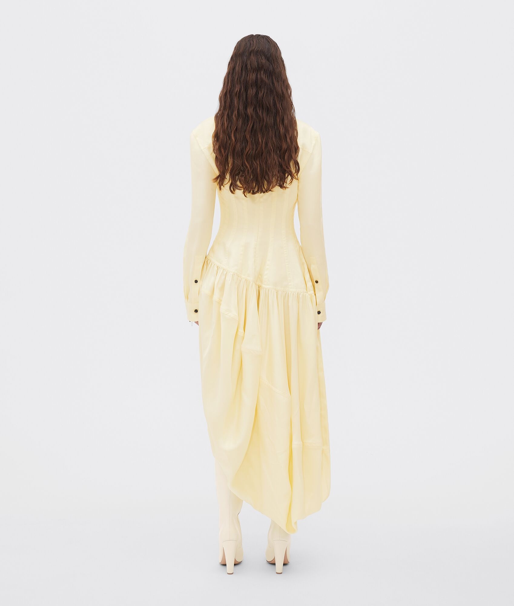 washed viscose dress - 3