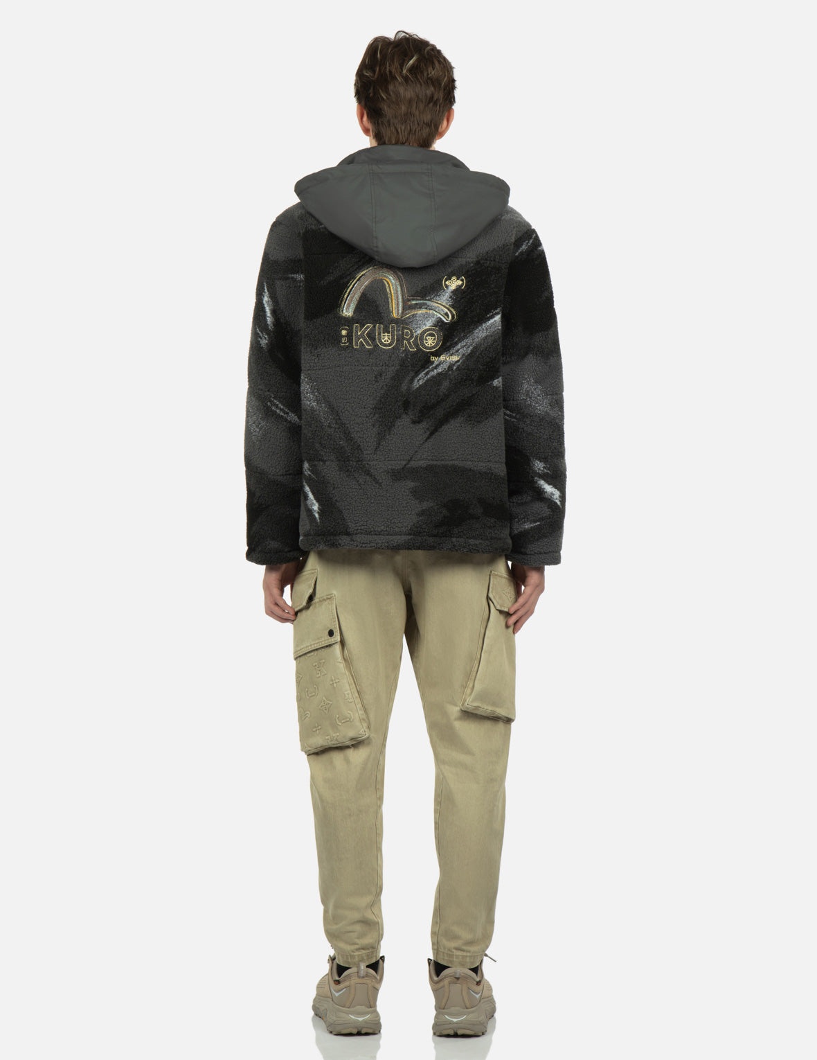 Brush Camouflage Jacquard Padded Jacket - 5
