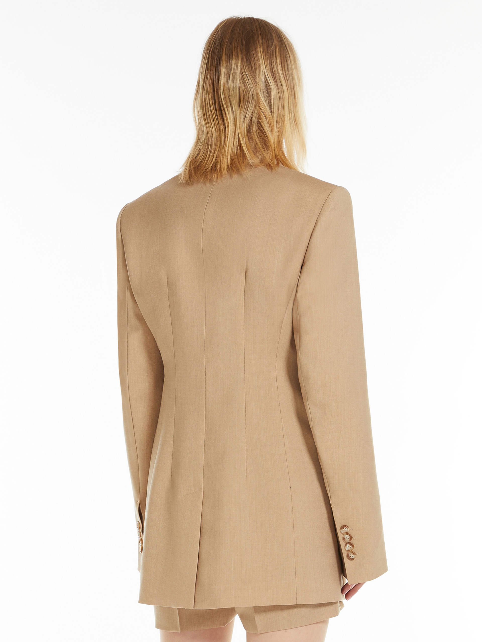 BENARES Slim-fit tailored blazer - 4