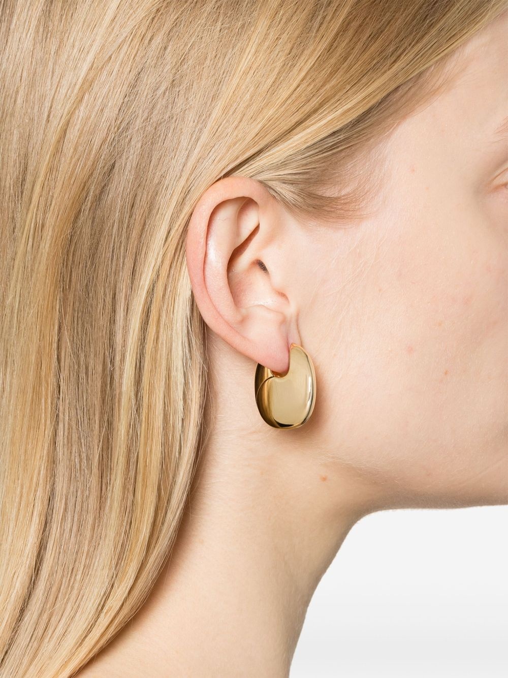 large Pebble hoop earrings - 2