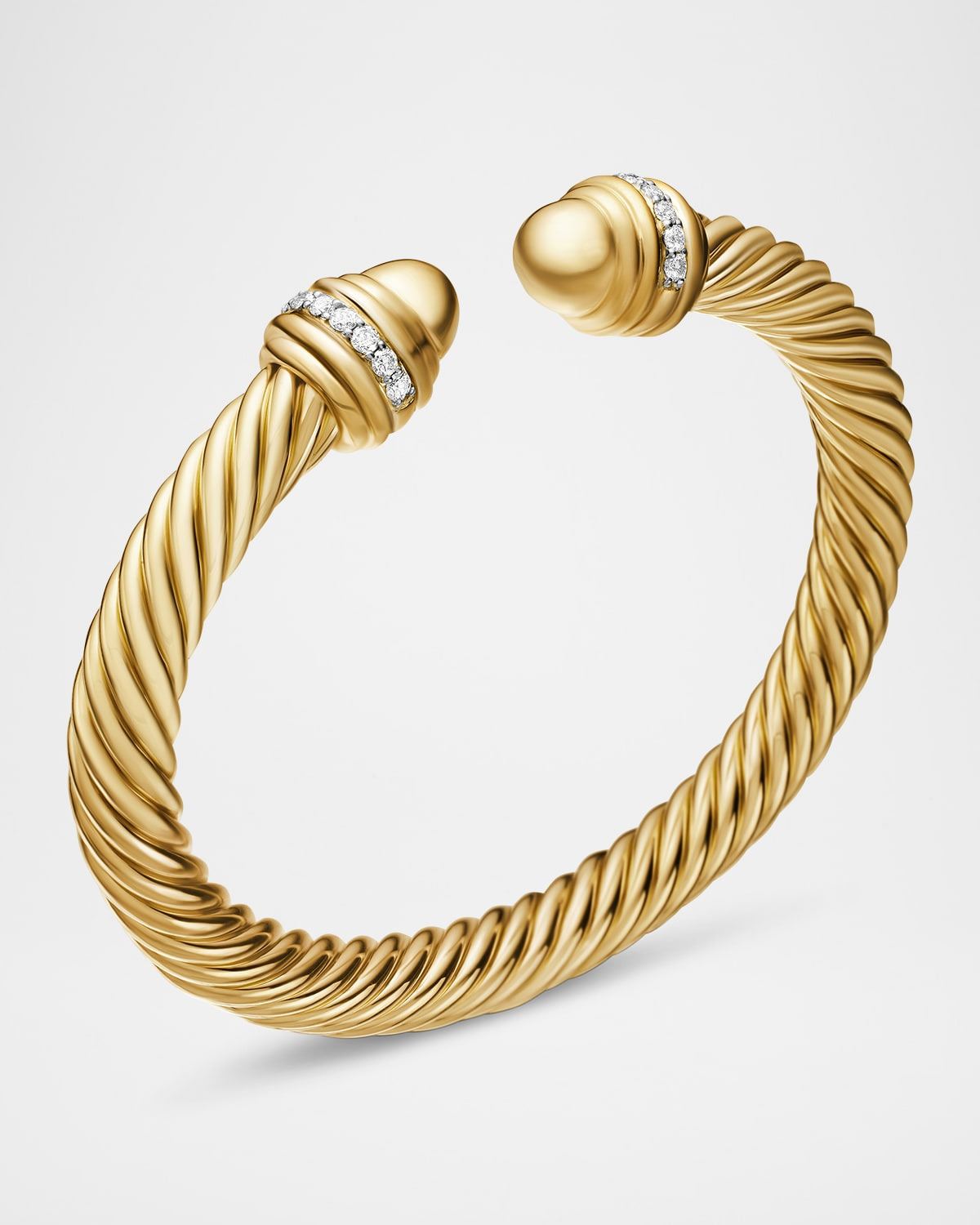7mm Cable Bracelet in 18K Gold - 3