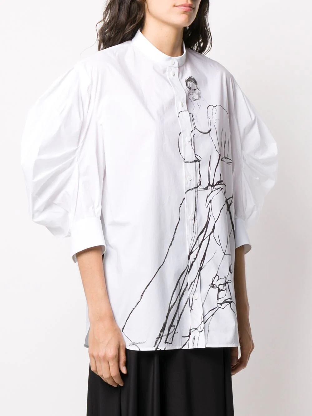 drawing print shirt - 3