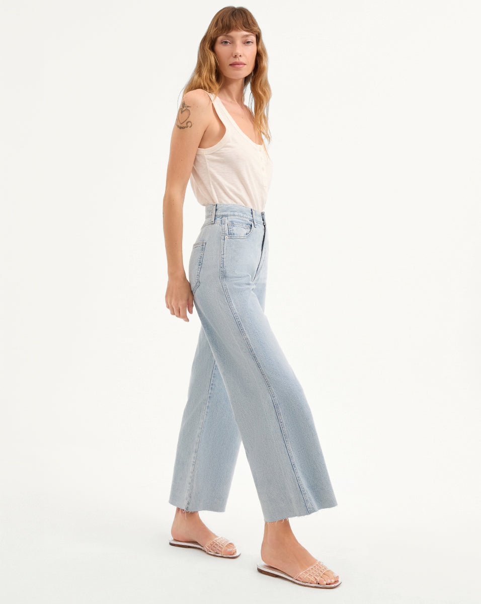 TAYLOR CROPPED WIDE-LEG JEAN - 4
