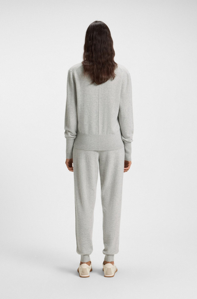RIBBED-TRIM CARDIGAN IN CASHMERE 4